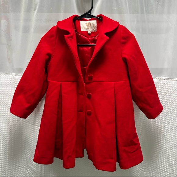 Caramelo Other - Caramelo kids girls 5/6 red pleated coat